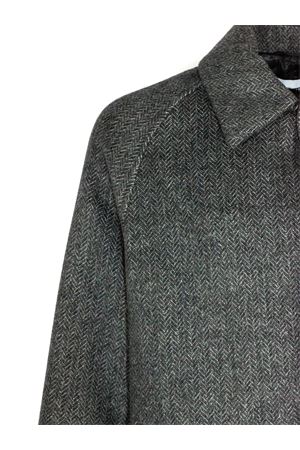 Single-breasted grey wool coat MAURO GRIFONI | GV16004933009